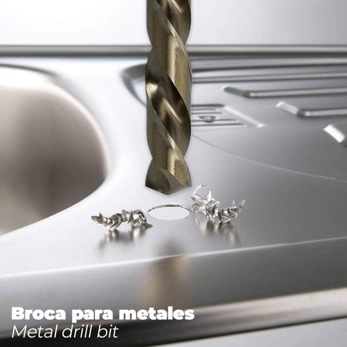 WOLFPACK LINEA PROFESIONAL Foret cobalt Wolfpack HSS cylindrique 3,00 mm.
