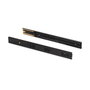 Emuca Lot de 5 jeux de Coulisses pour tiroirs, roulement à billes, hauteur 45mm, profondeur 450mm, sortie totale, fermeture amortie, Noir