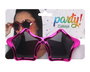 Gafas Estrella - Lunettes Fucsia Métalliques en Forme d'Étoile, Accessoire Déguisement Pop, Fête et Look Déguisé