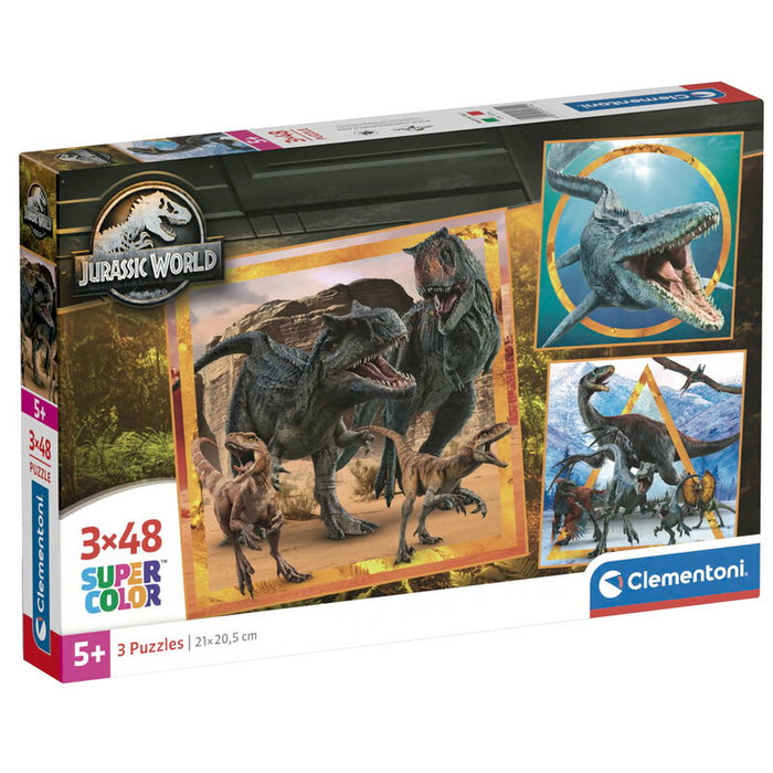 Clementoni Puzzle Jurassic World 3x48 pièces