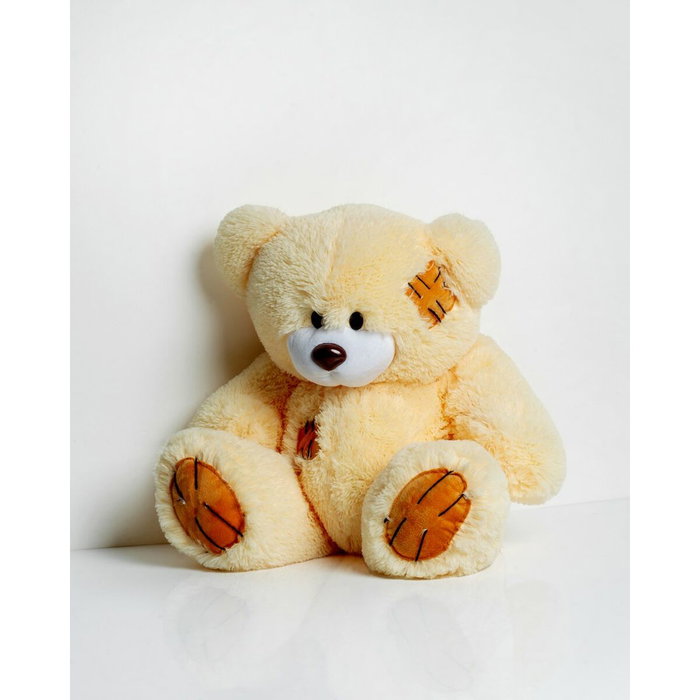 GO GIFT Ours en peluche Teddy 60 cm Crème