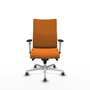 Piqueras Y Crespo Silla Albacete Orange avec mécanisme Synchro et bras 1D