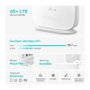 TP-Link Archer MR505 Routeur WLAN Dual-Band 4G/3G Blanc