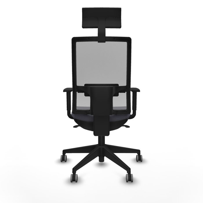 Piqueras y Crespo Chaise de Bureau Horna avec Appui-tête Gris foncé Piqueras y Crespo Chaise de Bureau Horna avec Appui-tête Gris foncé