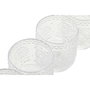 Set de Verres Home ESPRIT Transparent Verre Avec relief 360 ml (6 Unités)