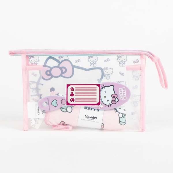 Cerda Nécessaire de Voyage pour la Toilette Hello Kitty - 23 x 15 x 8 cm - Accessoires - Rose - Dès 3 ans