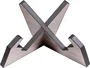 FRAMEWORKS Support pour guitare style X en bois gris
