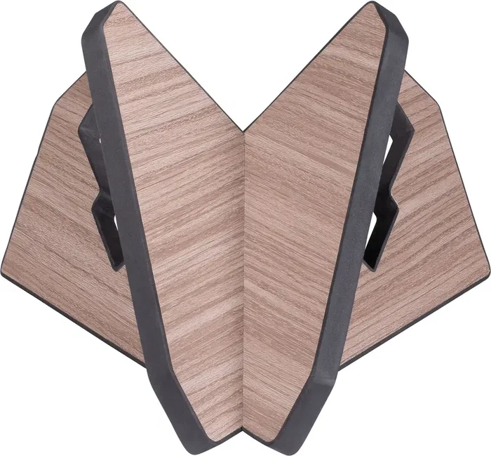 FRAMEWORKS Support pour guitare style X en bois gris FRAMEWORKS Support pour guitare style X en bois gris