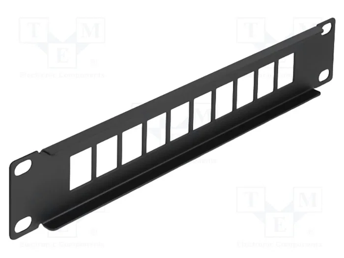DELOCK Panneau de brassage Keystone 10 pouces 1U noir DELOCK Panneau de brassage Keystone 10 pouces 1U noir