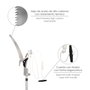 SATURNIA Coupe-branches avec scie et bras en aluminium extensible