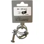 Ubbink Lot de 2 Colliers de Serrage Galvanisés Diamètre 25-29 mm pour Tuyau Spirale - Raccordement Étanche