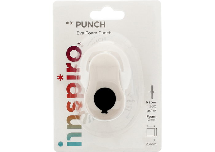 Innspiro Troqueladora de figuras Eva Foam Punch globo 25mm