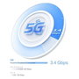 TP-Link Deco X50-5G Wi-Fi 6 Mesh AX3000 avec connectivité 5G, Blanc