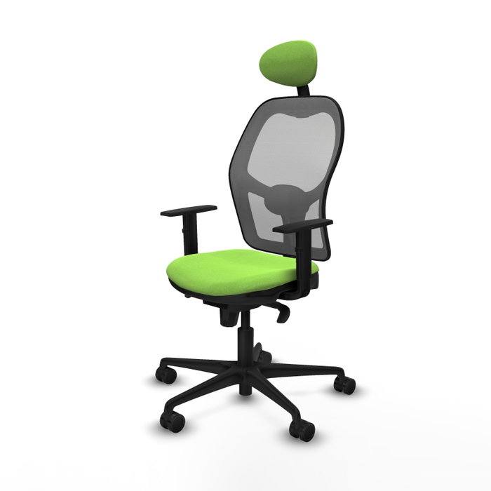 Piqueras y Crespo Chaise de Bureau Jorquera 1D036N1 Pistache et Gris