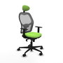 Piqueras y Crespo Chaise de Bureau Jorquera 1D036N1 Pistache et Gris