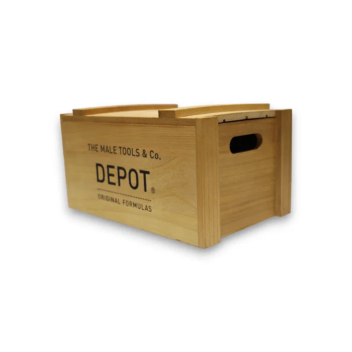 Depot Boîte en bois vide marron clair 26 x 15 x 12 cm Depot Boîte en bois vide marron clair 26 x 15 x 12 cm