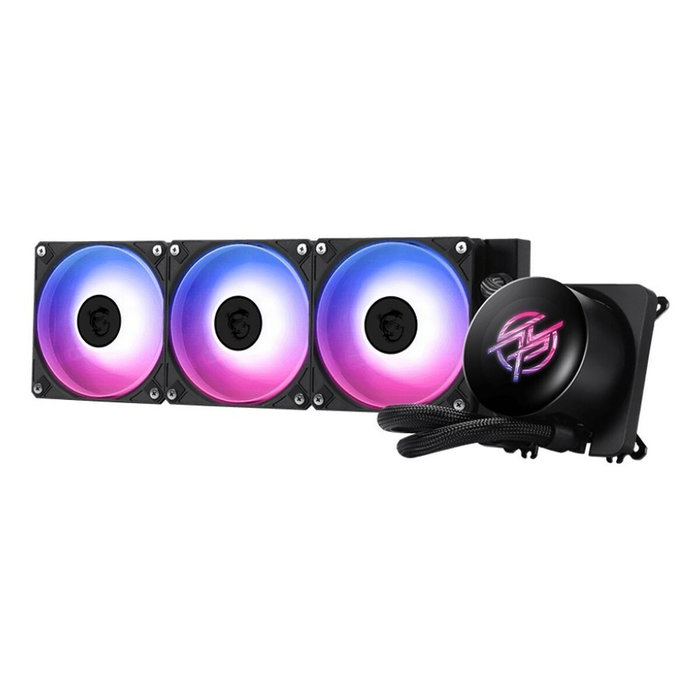 MSI MPG CoreLiquid P13 360 - Kit de refroidissement liquide avec écran LCD et ventilateurs 120 mm - Noir