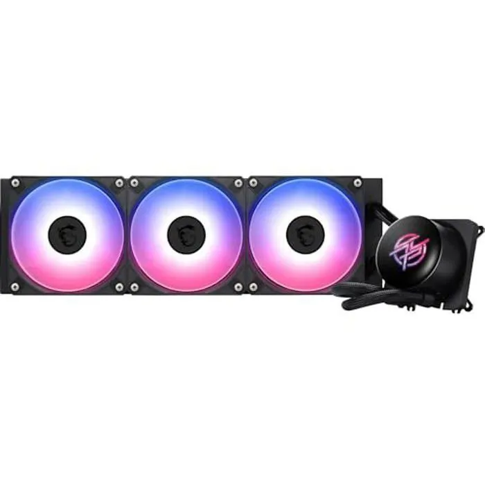 MSI MPG CoreLiquid P13 360 Watercooling - Écran LCD 2,1 pouces - Ventilateurs 120 mm Cyclone Blade 9 pré-montés - Compatible Intel et AMD MSI MPG CoreLiquid P13 360 Watercooling - Écran LCD 2,1 pouces - Ventilateurs 120 mm Cyclone Blade 9 pré-montés - Compatible Intel et AMD