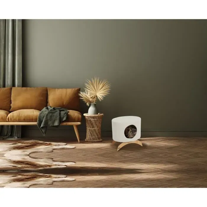 Zolux Niche Montana pour chat confortable et douillet - 42 * 31 * 40 cm