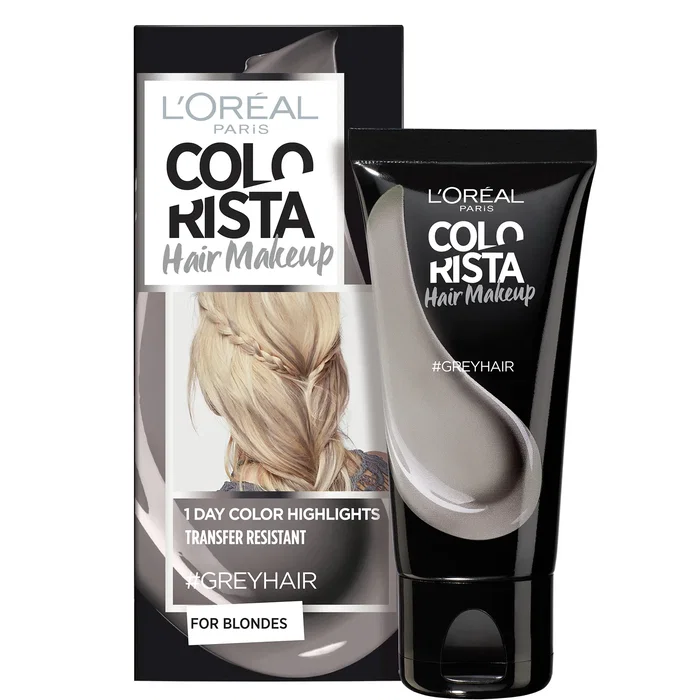 L'Oréal Paris Colorista Hair Makeup Teinture capillaire semi-permanente #GREYHAIR 30 ml L'Oréal Paris Colorista Hair Makeup Teinture capillaire semi-permanente #GREYHAIR 30 ml
