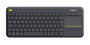 Logitech K400 Plus Clavier sans fil avec pavé tactile, Noir