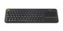 Logitech K400 Plus Clavier sans fil avec pavé tactile, Noir