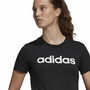 T-shirt à manches courtes femme Adidas Lin T Noir (XS)