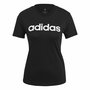 T-shirt à manches courtes femme Adidas Lin T Noir (XS)