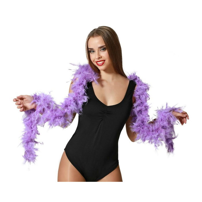 BigBuy Carnival Boa Violet Années 20 BigBuy Carnival Boa Violet Années 20
