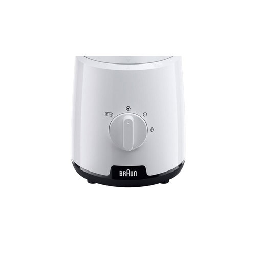 Braun JB1050WH PowerBlend 1 Mélangeur Blender 600W 1.5L 2 Vitesses Blanc
