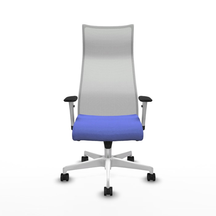Piqueras y Crespo Albacete Chaise de Bureau Bleu Clair et Blanc