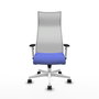Piqueras y Crespo Albacete Chaise de Bureau Bleu Clair et Blanc