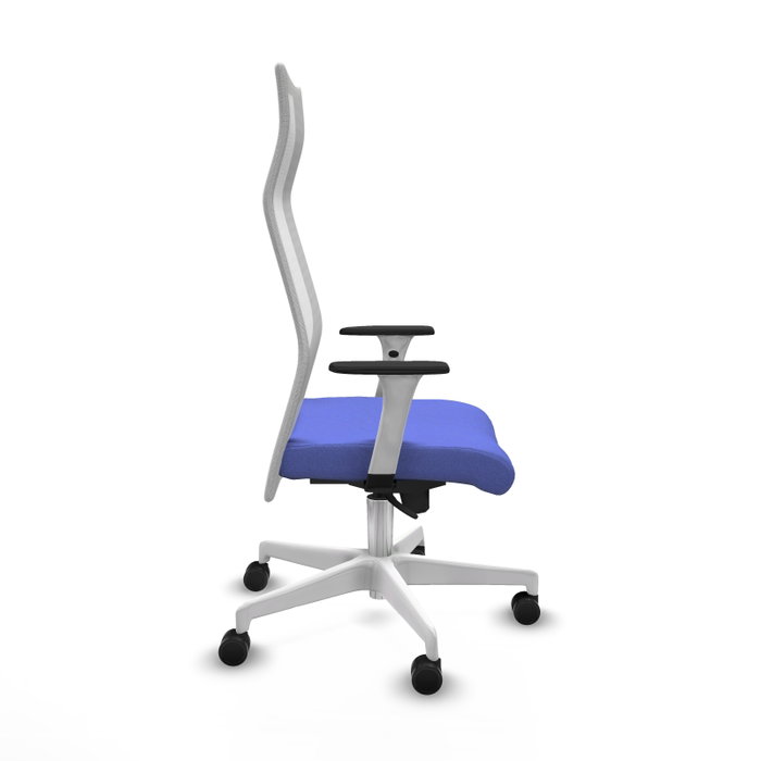 Piqueras y Crespo Albacete Chaise de Bureau Bleu Clair et Blanc
