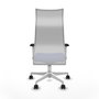 Piqueras y Crespo Albacete Chaise de Bureau Bleu Clair et Blanc