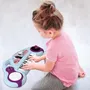 Lexibook Piano électronique La Reine des Neiges pour enfants avec micro, effets lumineux, 22 mélodies et 4 effets sonores