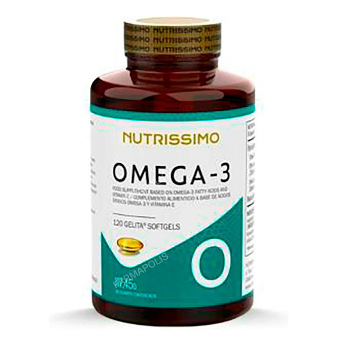 NUTRISSIMO Omega 3 35/25 DHA-EPA 120 perlas NUTRISSIMO Omega 3 35/25 DHA-EPA 120 perlas