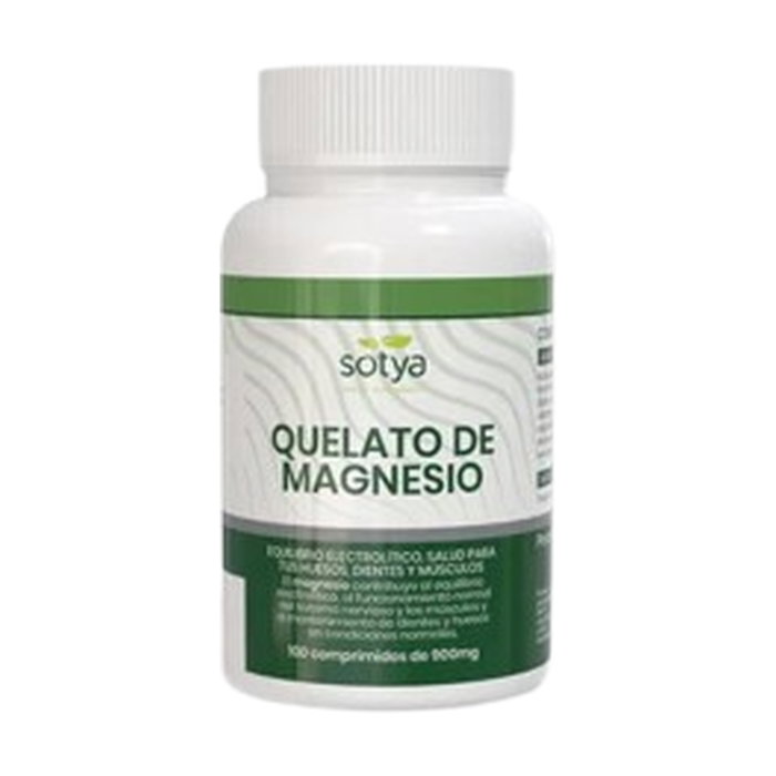 SOTYA Quelato de Magnesio 100 comprimés de 900mg SOTYA Quelato de Magnesio 100 comprimés de 900mg