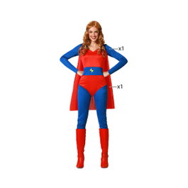 BigBuy Carnival Déguisement Super-héros Femme Rouge Taille M/L