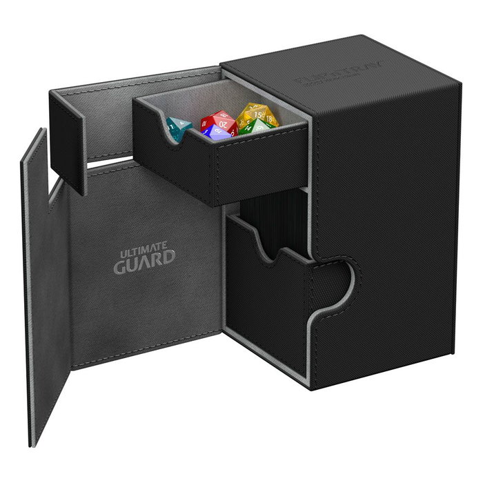 Ultimate Guard Flip´n´Tray Deck Case 100+ Taille Standard XenoSkin Noir