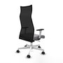 Piqueras y Crespo Chaise de Bureau Albacete Gris et Noir