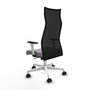 Piqueras y Crespo Chaise de Bureau Albacete Gris et Noir