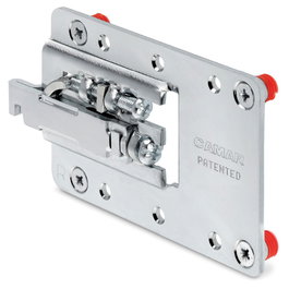 CAMAR Colgador XL Forte - Support mural réglable pour meubles suspendus, grande profondeur, capacité 200kg/paire, montage direct, système anti-décrochage (Type gauche)