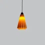 LINDOR Lampe Suspension "Lindor" Beige/Fleuron Noir/Câble Noir