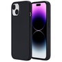 eSTUFF Coque iPhone 15 INFINITE VIENNA - Protection TPU recyclé 100% - Anti-chute 1.2 m - Noire - Gamme écologique