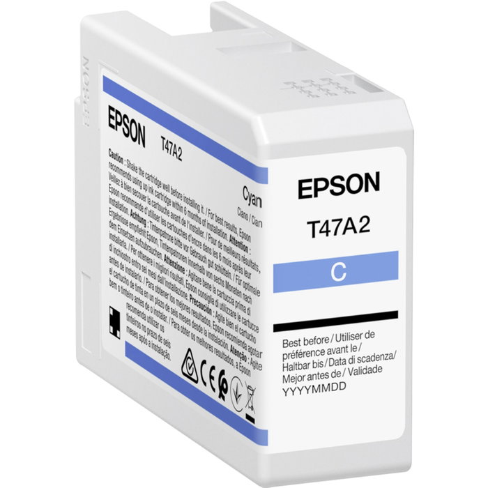 Epson Cartouche d'encre T47A2 Cyan 50 ml UltraChrome PRO
