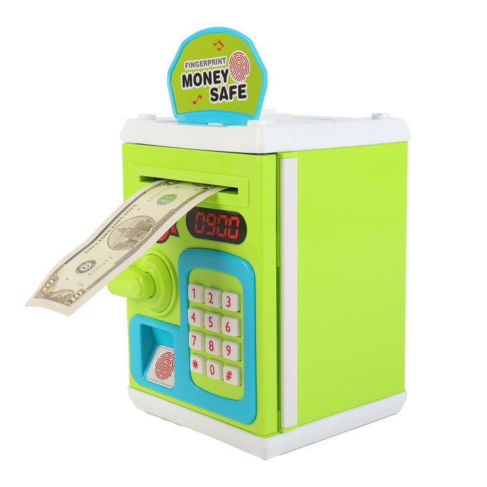 TACHAN - Coffre-fort hoche jouet électronique avec digicode et capteur tactile - Langues: anglais, français, allemand, italien, portugais, espagnol - Pour enfants 3 ans et plus TACHAN - Coffre-fort hoche jouet électronique avec digicode et capteur tactile - Langues: anglais, français, allemand, italien, portugais, espagnol - Pour enfants 3 ans et plus