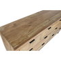 Caisson à Tiroirs Home ESPRIT Marron Noir Alpino 180 x 45 x 91 cm