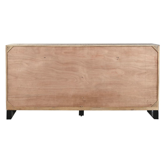 Caisson à Tiroirs Home ESPRIT Marron Noir Alpino 180 x 45 x 91 cm