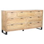 Caisson à Tiroirs Home ESPRIT Marron Noir Alpino 180 x 45 x 91 cm