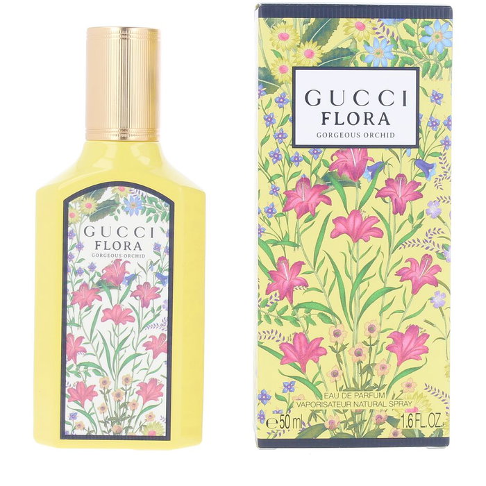 Gucci Flora Gorgeous Orchid Eau de Parfum Vaporisateur 50 ml pour Femme - Parfum floral gourmand ozonique